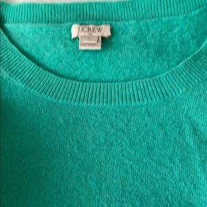 J. Crew Women's Teal Crew Neck Sweater